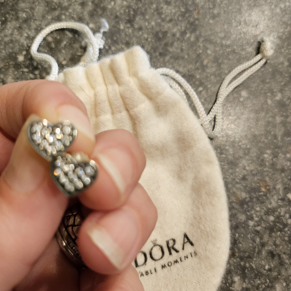 Pandora Heart Earrings